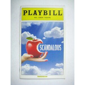 Scandalous Playbill October 2012 Carolee Carmello Kathie Lee Gifford Hearn